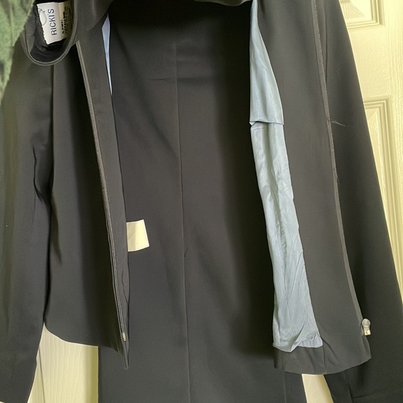 Pants suit navy with light blue trim - Picture 4 of 4